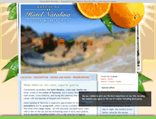 Tablet Screenshot of hotelnatalina.com